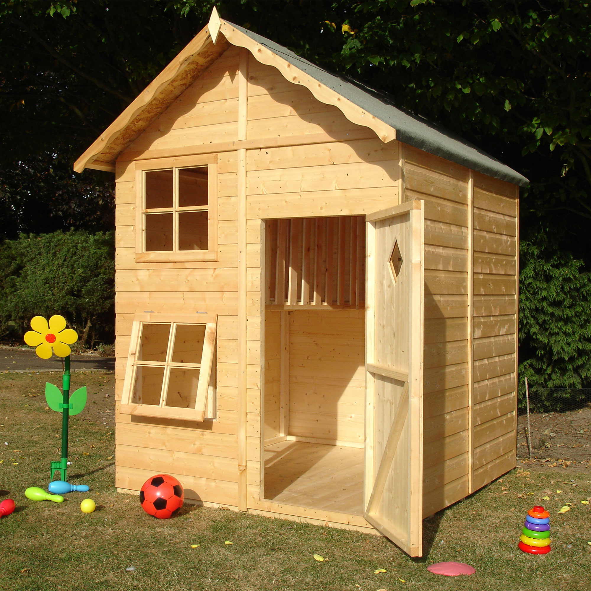 childrens timber playhouse