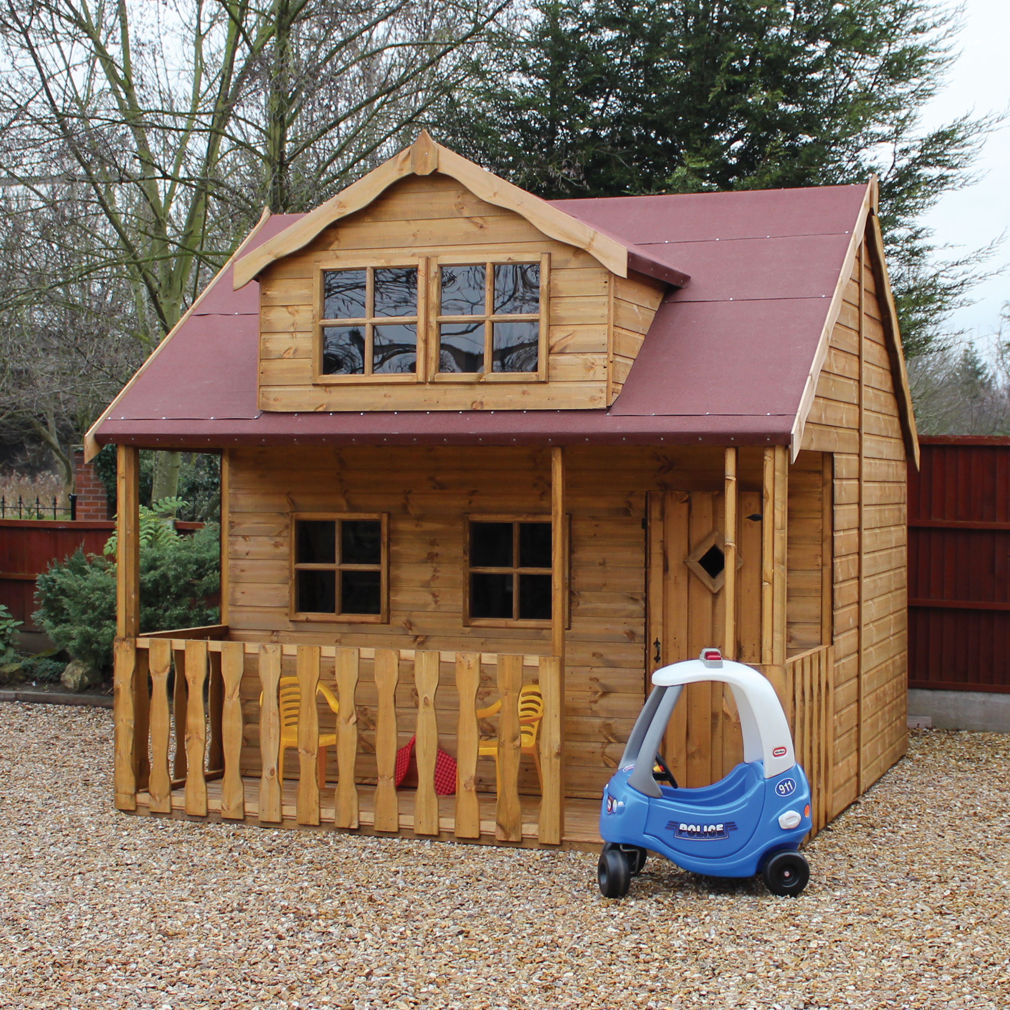 kids wooden play house